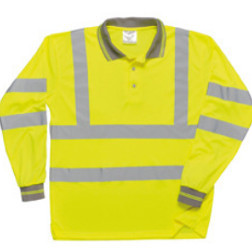 HiVis Long Sleeve Polo